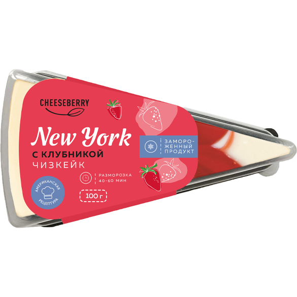 "CHEESEBERRY" чизкейк New York с клубникой 